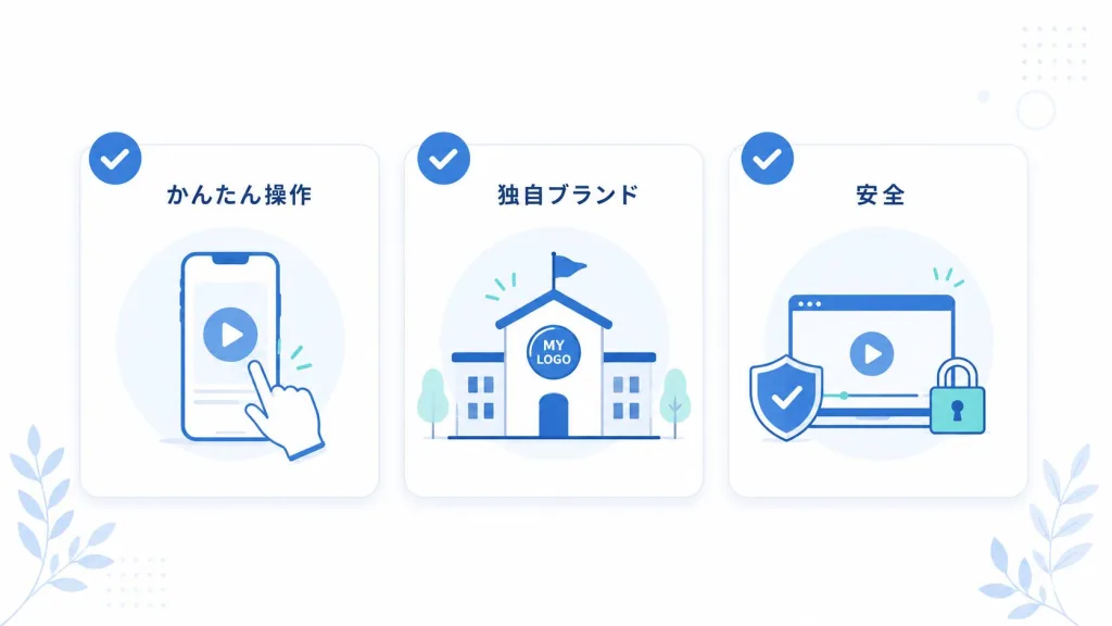 オンラインスクールのプラットフォーム選びで確認する3つのポイント