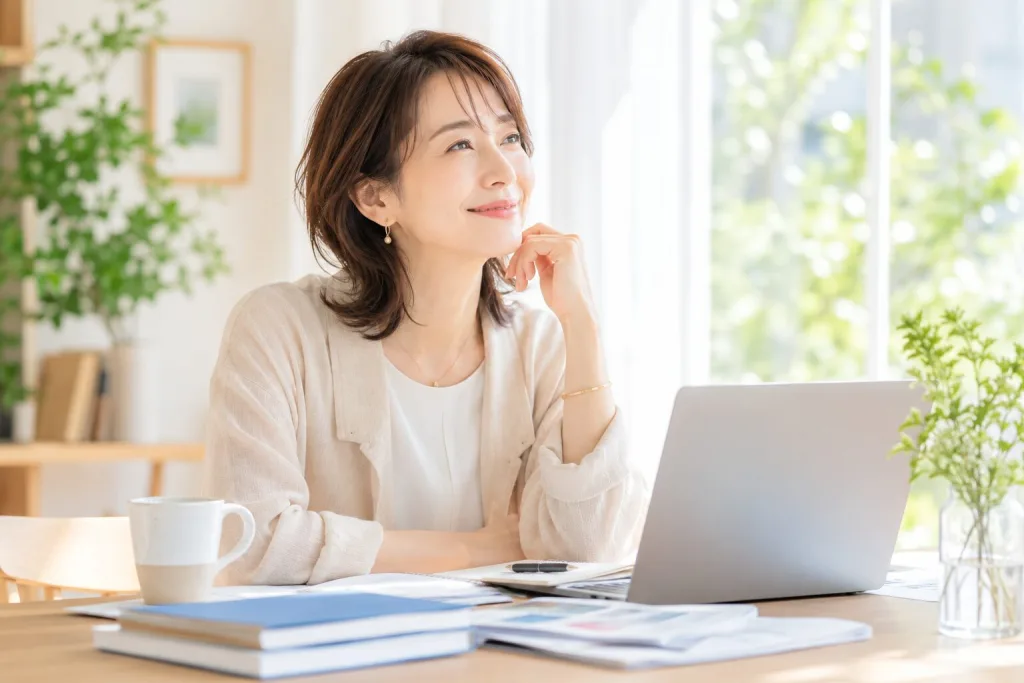 時間にゆとりが生まれた講師がスクールの見せ方を見直すイメージ